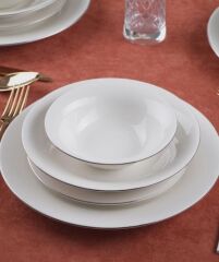Acar 22-0004 İstanbul Silver 24 Prç Yemek Takımı