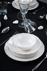 Acar 12343 Liyana Silver 24 Prç Yemek Takımı