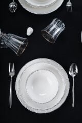 Acar 12343 Liyana Silver 24 Prç Yemek Takımı