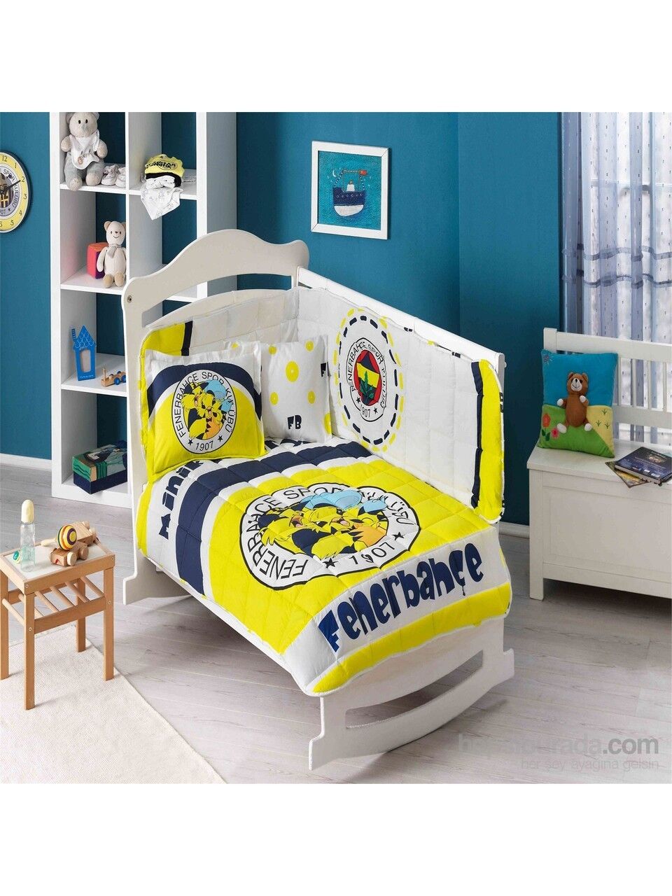 Taç Lisanslı FB Minik Kanarya Baby Bebek Uyku Seti