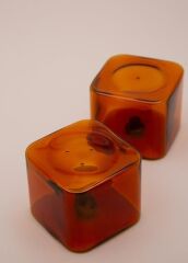 The Mia CAM0454 Kare Tuzluk Biberlik 2 Li Set Amber 6x5 Cm