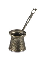 Kosova AYV-0042 No:4 Zambak Döküm Cezve Sarı-Yeşil