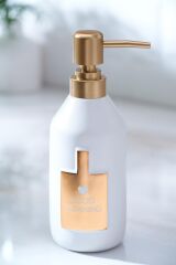 Acar 7012 Jardin Seramik Sıvı Sabunluk Beyaz