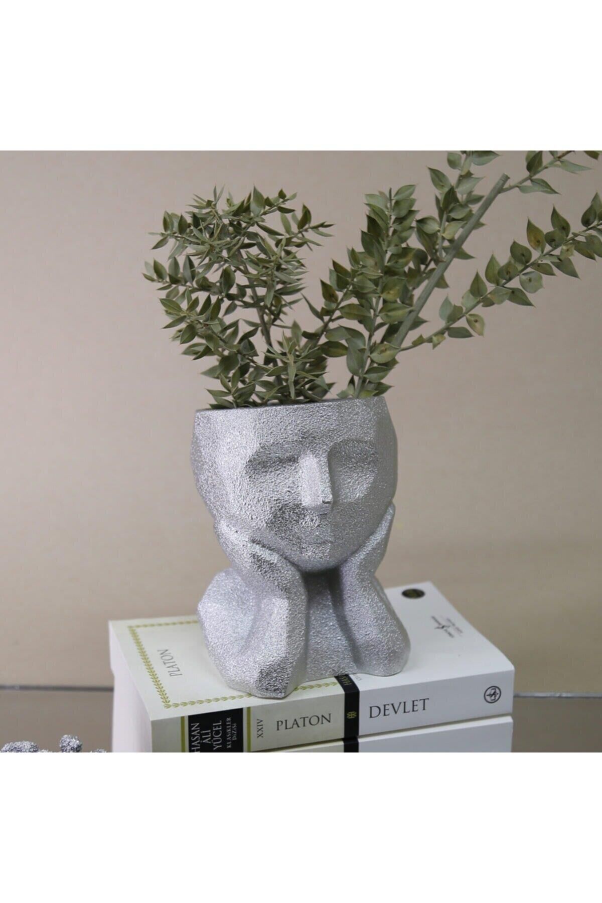 Zeus 115GMS72RS Küçük Boy Gümüş Saksı