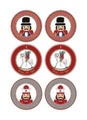 The Mia NEW019 Nutcracker Pasta Tabağı 6 Lı Set - 19 cm