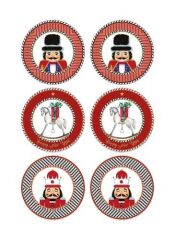 The Mia NEW019 Nutcracker Pasta Tabağı 6 Lı Set - 19 cm