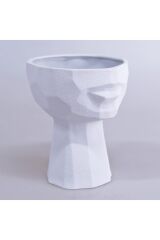 Afrodit 114BYZ71RS Büyük Boy Beyaz Saksı