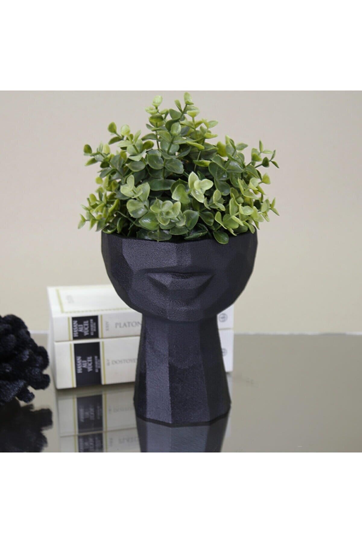 Afrodit 114SYH71RS Büyük Boy Siyah Saksı