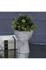 Afrodit 114GMS71RS Büyük Boy Gümüş Saksı