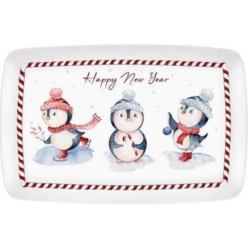 The Mia NEW016 Penguin Dikdörtgen Servis 34x25 Cm