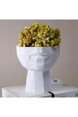 Afrodit 114BYZ72RS Küçük Boy Beyaz Saksı