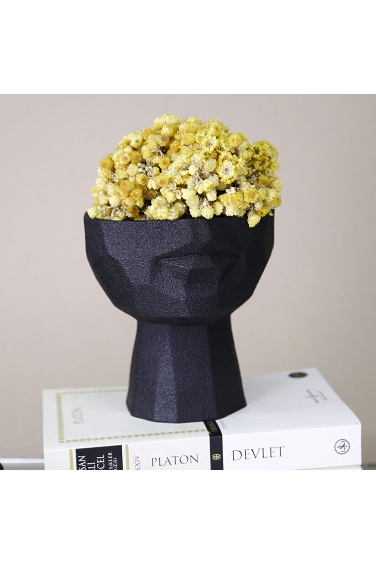 Afrodit 114SYH72RS Küçük Boy Siyah Saksı