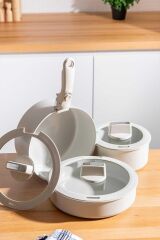 Acar 5945 Ultimate Pro Dövme 7 Parça Tencere Seti