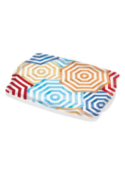 The Mia TPS0080 Umbrella Kaydırmaz Tepsi Yeşil 42x30 Cm