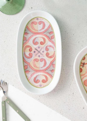 The Mia DVT0006 Dolce Vita 2 Li Oval Servis Seti 21 Cm