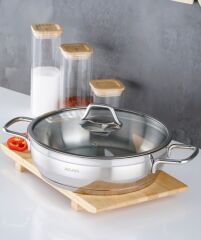 Acar 16467 Karat Basık Tencere 24 Cm