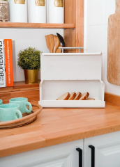 The Mia GLV0593 Ekmek Saklama Kabı Beyaz