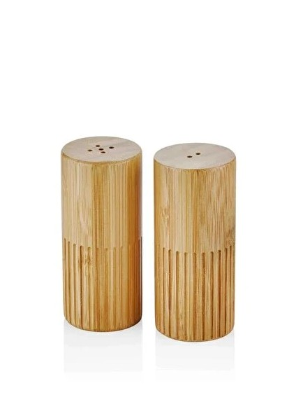 The Mia NTR0018 Natura Bambu Tuzluk Biberlik 2li Set