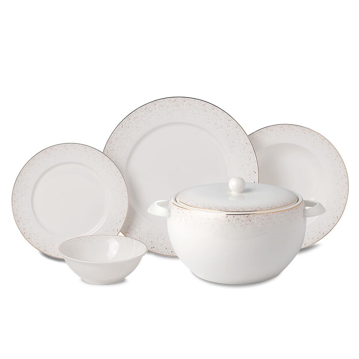 Korkmaz A8364 Perla Collection 60 Parça Yemek Takımı