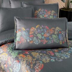 Sarev Kırman V1 Saten Nevresim Takımı Çift Kişilik