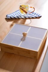 Acar 258 Bambu Kapaklı 4 Lü Çerezlik