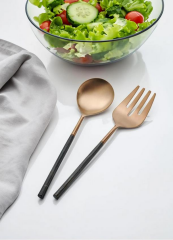 The Mia CKB188 Dark Salata Servis Takımı 2 Parça