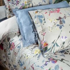 Sarev Irına V1 Saten Nevresim Takımı Çift Kişilik