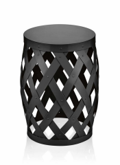 The Mia GLV0638 Tabure & Yan Sehpa Siyah 50 x 35 Cm