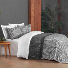 Sarev Sıva V1 Battaniye Set Yatak Örtüsü Çift Kişilik