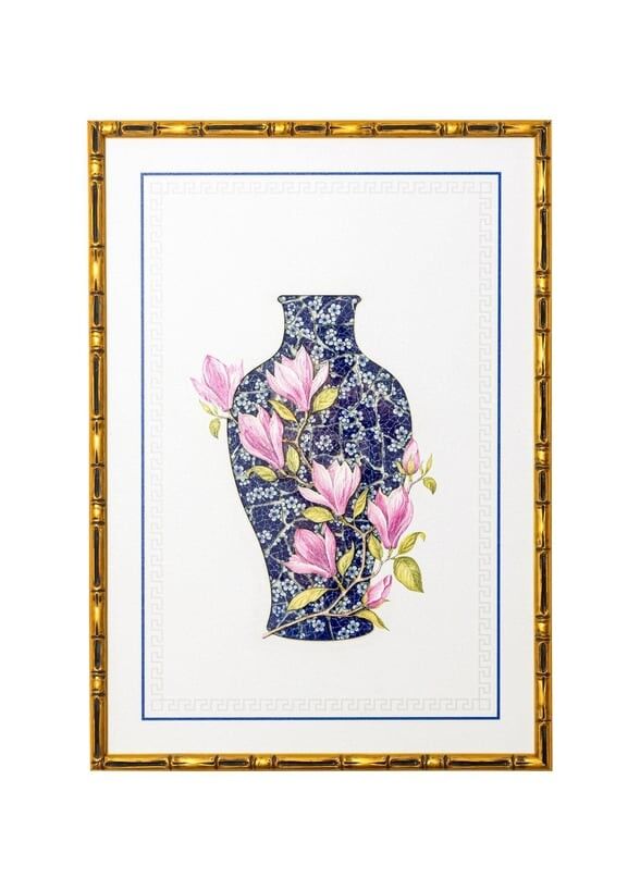 The Mia TBL0093 Blue Blanc Tablo 64x90x4 Cm