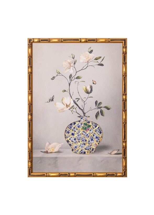 The Mia TBL0094 Floral Tablo 50x70x4 Cm