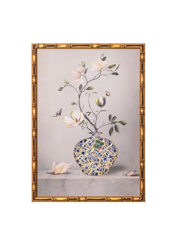 The Mia TBL0094 Floral Tablo 50x70x4 Cm