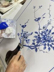 The Mia TBL0094 Floral Tablo 50x70x4 Cm