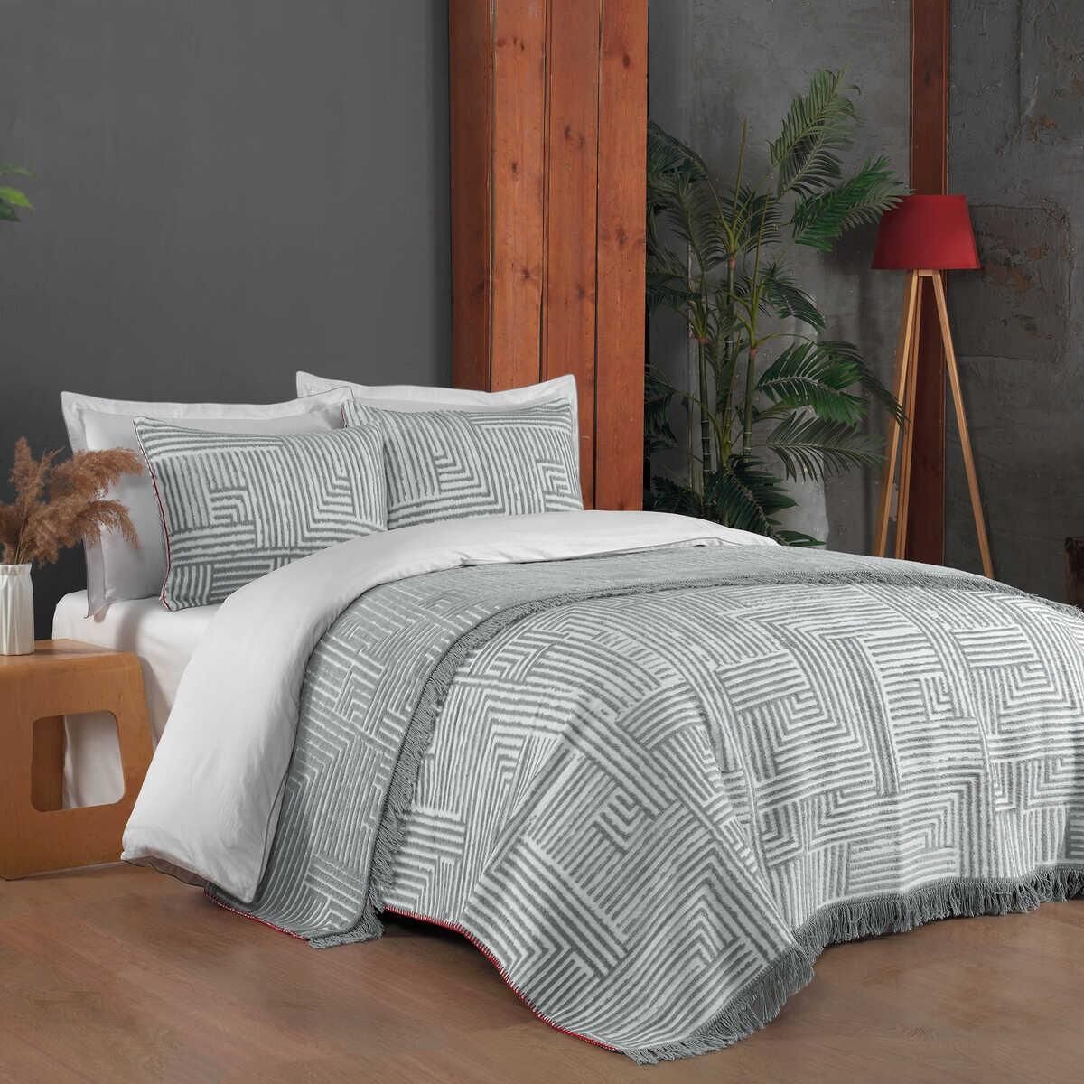 Sarev Freddy V1 Battaniye Set Yatak Örtüsü Çift Kişilik