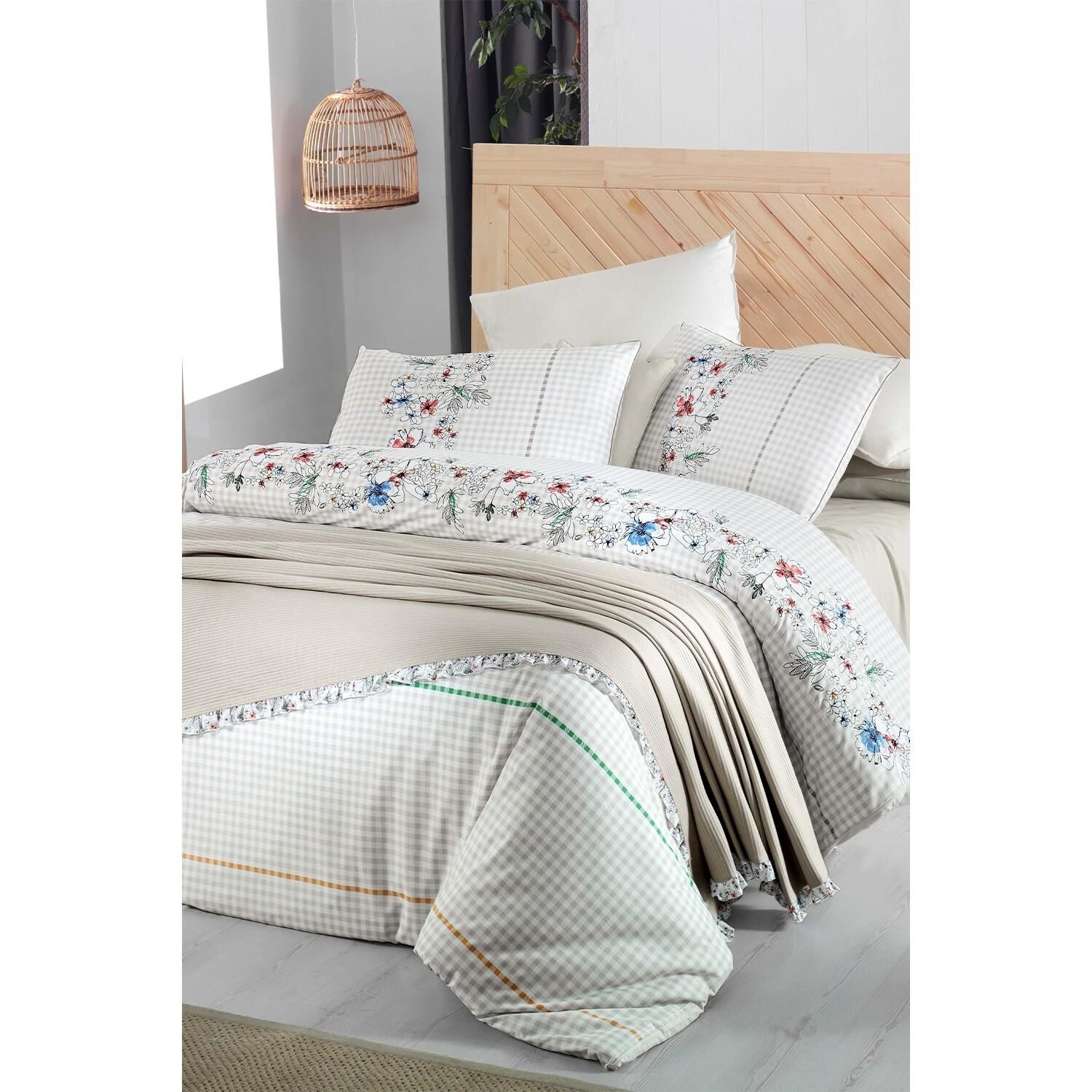 Sarev Eva Bella V1 Pike Setli Nevresim Takımı Çift Kişilik