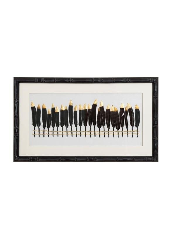 The Mia TBL0099 Flume Tablo Siyah 60x35x4 Cm