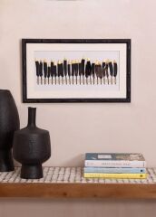 The Mia TBL0099 Flume Tablo Siyah 60x35x4 Cm