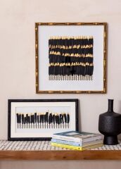 The Mia TBL0099 Flume Tablo Siyah 60x35x4 Cm