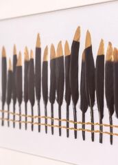 The Mia TBL0099 Flume Tablo Siyah 60x35x4 Cm