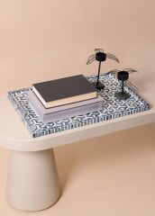 The Mia TLC0098 Sedef Tepsi 55x35x2 Cm