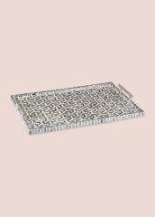 The Mia TLC0098 Sedef Tepsi 55x35x2 Cm