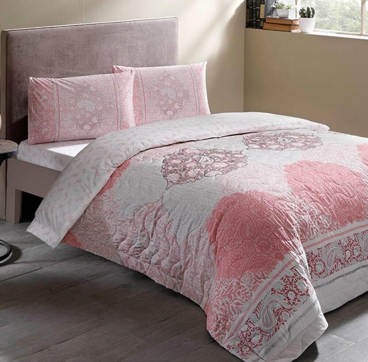 Taç Aryan V2 Ranforce Kapitoneli Nevresim Takımı Tek Kişilik