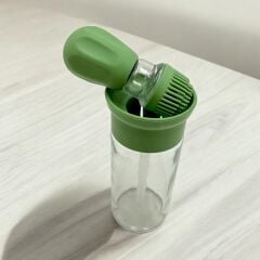Silikon Hazneli Fırçalı Yağlık 300 ml Yeşil