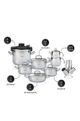 Acar 17160 Karat 18 Prç Neptün Platin Çeyiz Seti