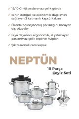 Acar 17160 Karat 18 Prç Neptün Platin Çeyiz Seti