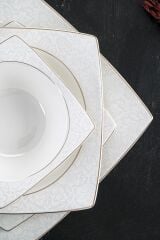Acar 22-0065 Yasmına 60 Parça Bone China Yemek Takımı