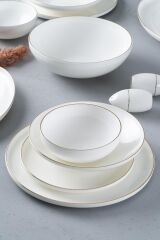 Acar 22-0067 Daphne 57 Parça Bone China Yemek Takımı