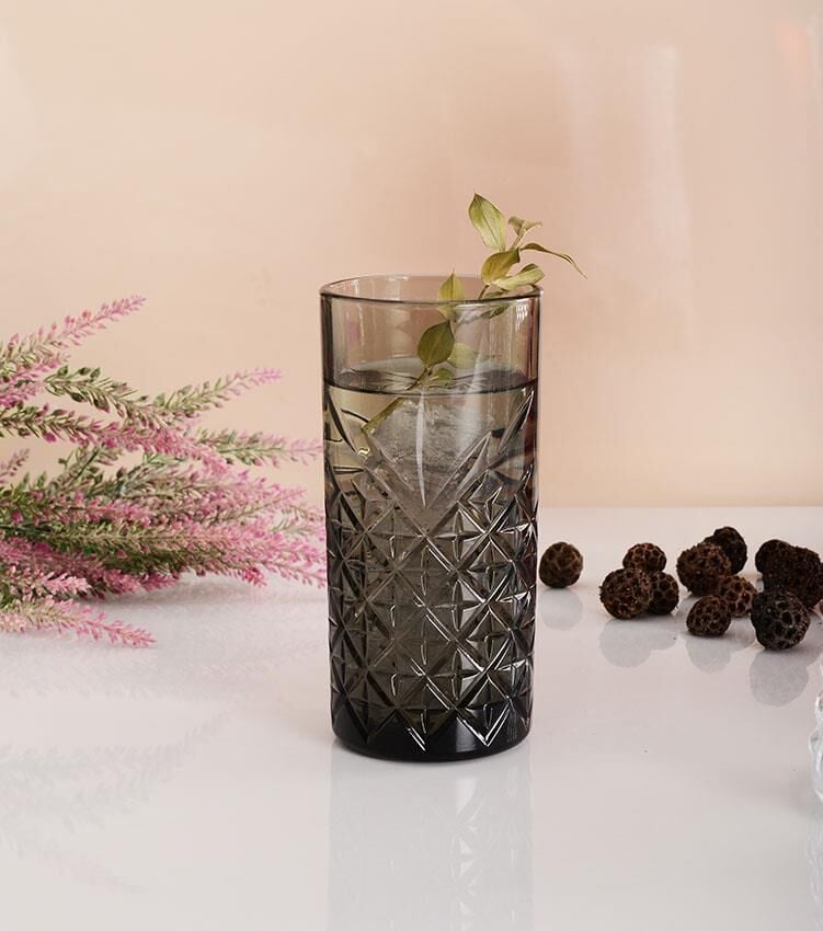 Paşabahçe 52800GA Timeles 4 Lü Organik Boyalı Meşrubat Bardağı Açık Gri