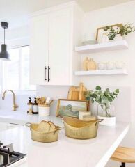 The Mia GLV0622 Ekmek Servisi Gold Gondol 23*14 Cm