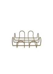 The Mia PCT0017 Peçetelik Gold Kaplama 20 x 20 Cm